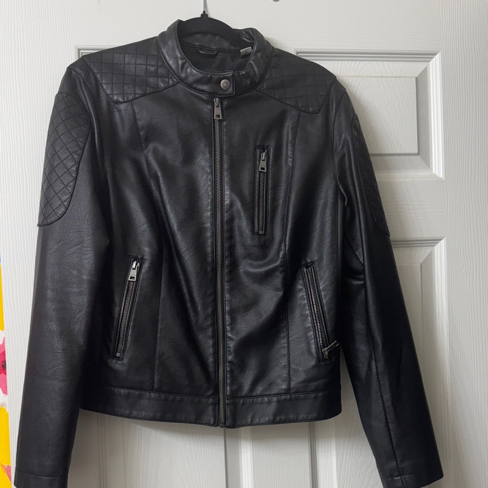BNWOT Levi’s Women's Faux Leather Racer Jacket